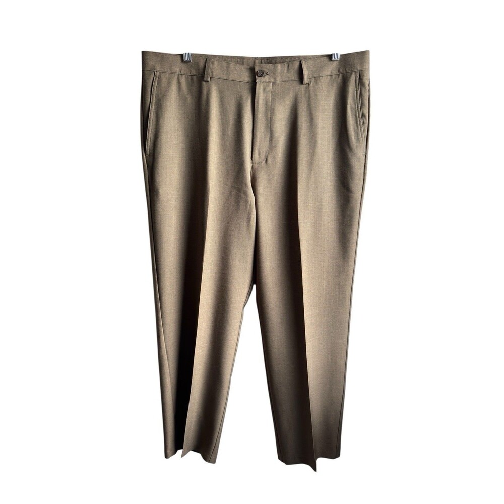 IZOD XFG Mens 40x30 Brown Golf Pants Performance Stretch UPF 50 NWT